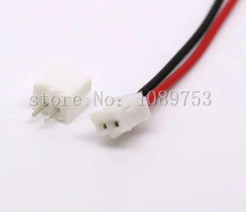 100 комплектов Mini Micro JST 2 0 PH 2-контактный разъем с проводами и кабелями мм |