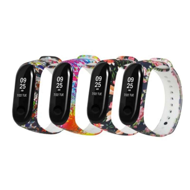 Новый цветной сменный ремешок для браслета Mi Band 3 Xiaomi Miband Mi3 силиконовый браслет
