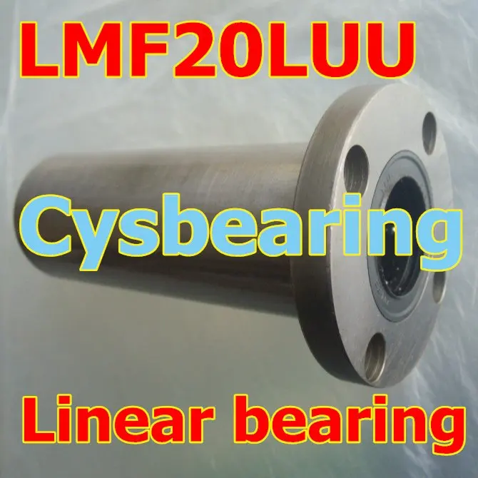 20 мм вал LMF20LUU фланец линейного движения шариковых подшипников|20mm shaft|linear motion