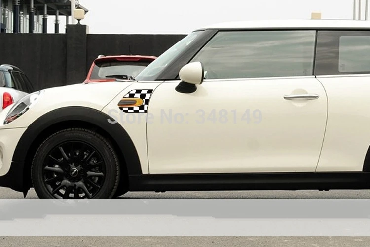 Стикеры для автомобиля Aliauto 2 x наклейки крыла боковые аксессуары MINI COOPER F56|fender