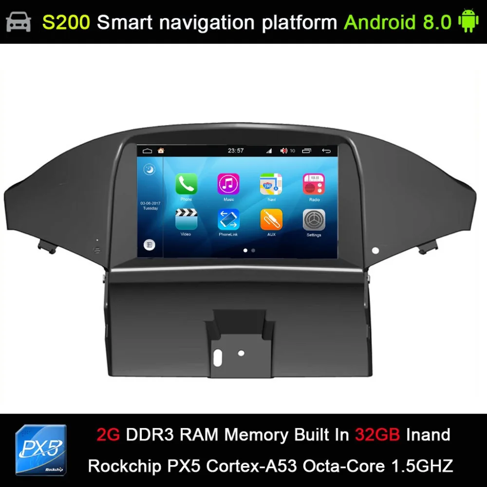 Android 8,0 система PX5 Octa 8-ядерный Процессор 2G Ram, 32 ГБ Rom Автомобильный DVD Радио gps навигации для Chevrolet Orlando 2011