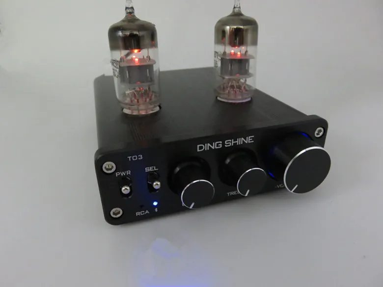Lusya 6N3 вакуумный ламповый предусилитель 8635 Bluetooth 4,0 приемник HIFI желчный предусилитель с регулировкой высоких басов DC12V T1167