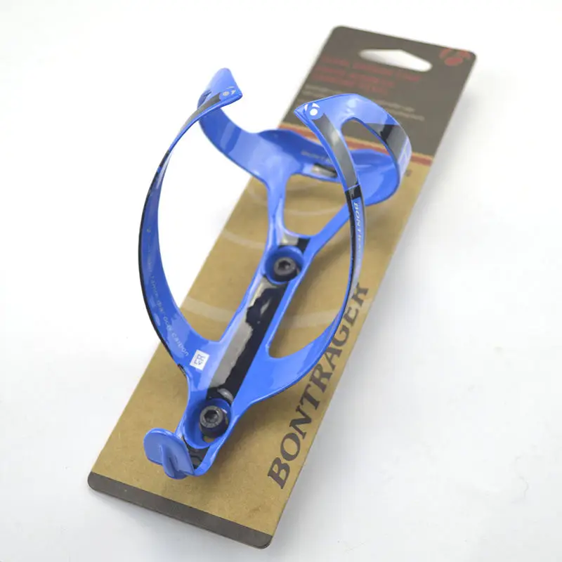 2pcs blue black 2 шт./лот полный углерода Волокно Велосипедные бутылки держатель MTB/дорожный велосипед бутылку воды клеткой Велоспорт стойки езда на велосипеде Интимные аксессуары - Цвет: 2pcs blue black