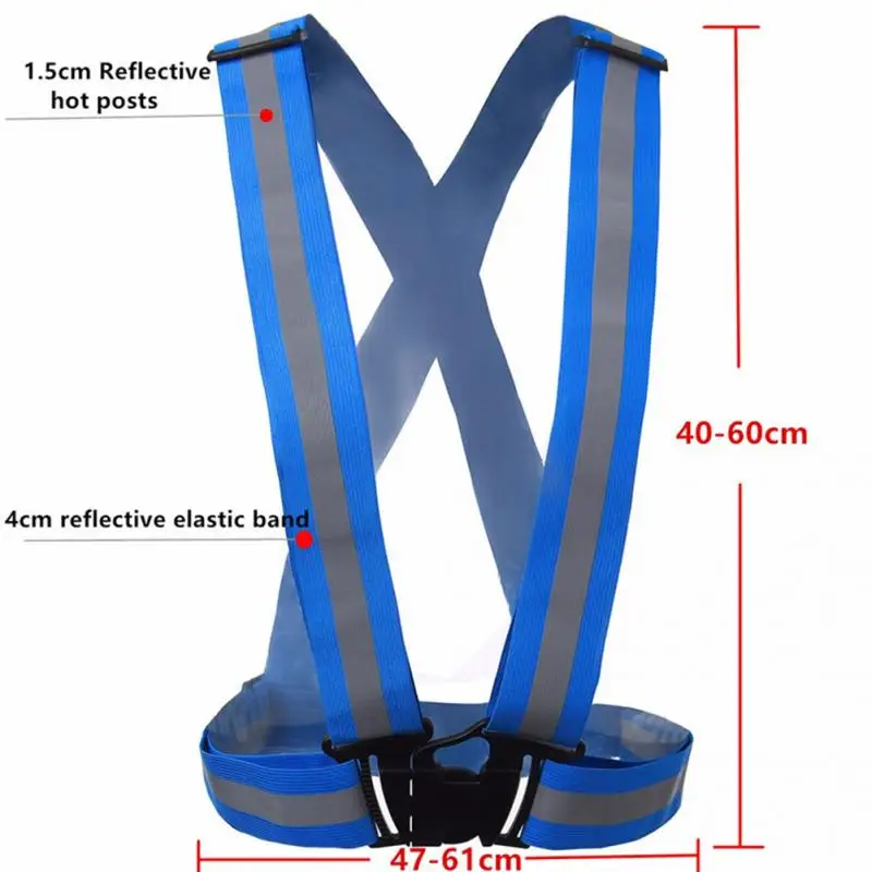 2018 Универсальный светоотражающий жилет с высокой яркостью пояс для ночного бега