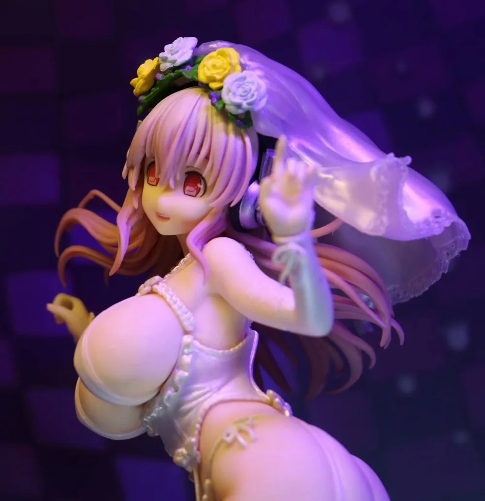 Свадебное платье с аниме Super Sonico на 10 ю годовщину ПВХ экшн статуэтки