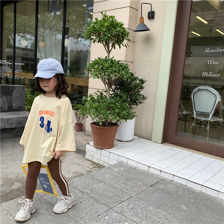 Детская одежда 2019 г. осенние повседневные детские леггинсы для девочек Хлопковые