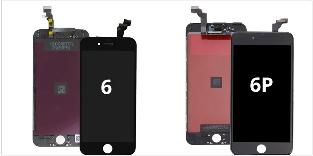 AAA Качество для iPhone 5S 5 5C ЖК-экран для iPhone 6 6 plus дисплей дигитайзер сенсорный экран с подарочными инструментами+ стекло+ чехол для телефона