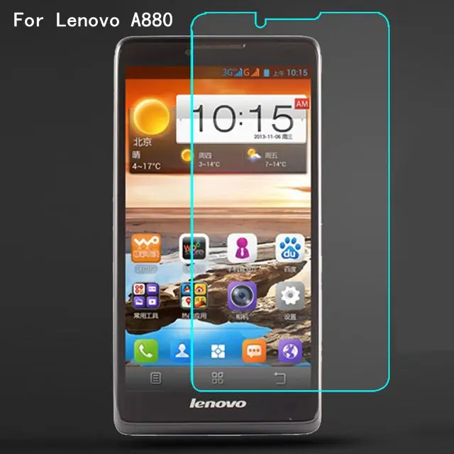 Оригинальное закаленное стекло для Lenovo A880 протектор экрана закаленная Защитная