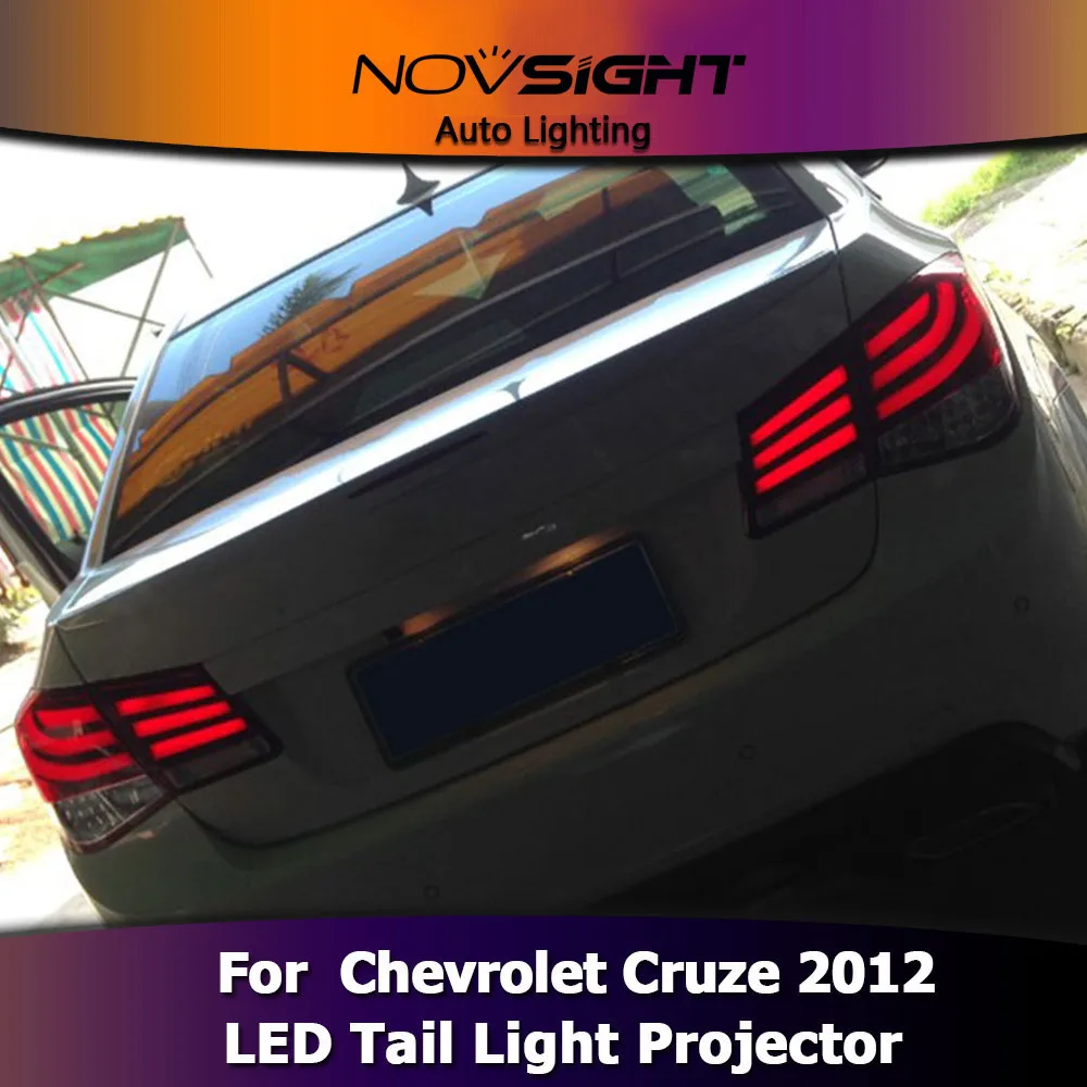 NOVSIGHT 2 шт. светодиодный проектор фара DRL противотуманная фара задний свет DRL сигнал поворота Противотуманные тормозные лампы подходят для Chevrolet Cruze 2012