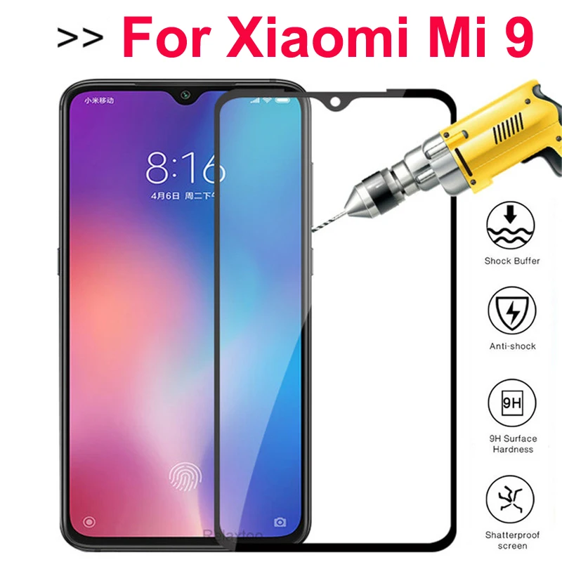 

Xaomi Mi 9 Glass for Xiaomi 9 Screen Protector Tempered Glass on for Xiaomi Xiomi 9 Full Cover Protective Glas Protect Film HD
