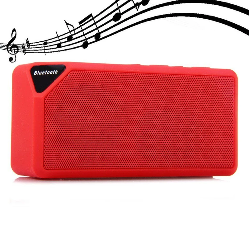 Bluetooth Колонка M & J X3 Беспроводная портативная музыкальная звуковая колонка TF USB FM