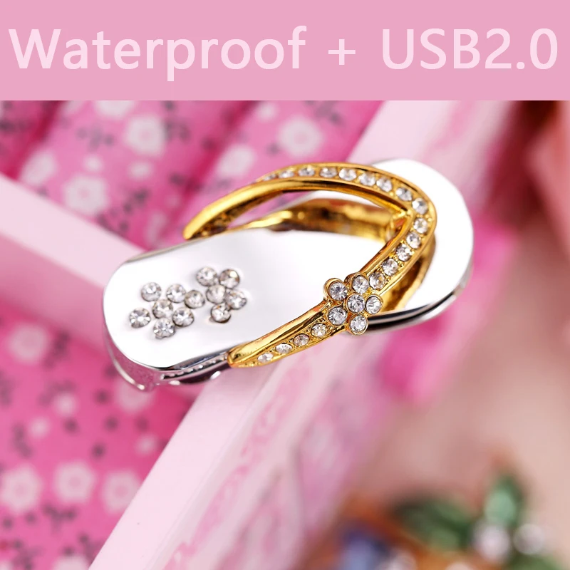 Флешка Mini Usb флэш накопитель 1 ТБ кристальная обувь 64 ГБ 8 16 32 флеш накопители карта