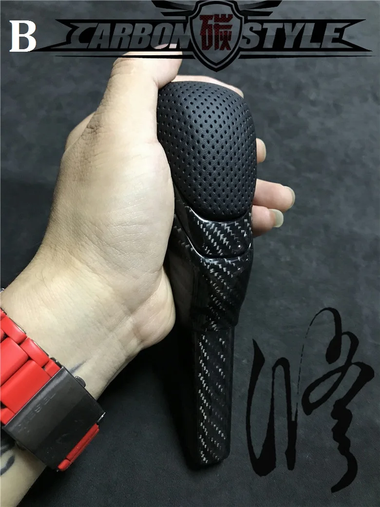 Рукоятка рычага переключения передач из углеродного волокна подходит для Honda accord