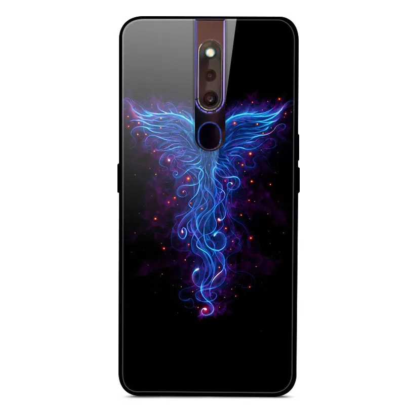 9 6,5" для OPPO F11 Pro чехол закаленного стекла задней панели жесткий чехол для OPPO F11 Pro F11Pro F 11 Pro чехол OppoF11Pro крышка бампера - Цвет: 9