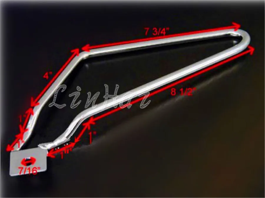 Хромированная мотоциклетная седельная сумка с креплением для Harley Sportster XL Dyna Fat