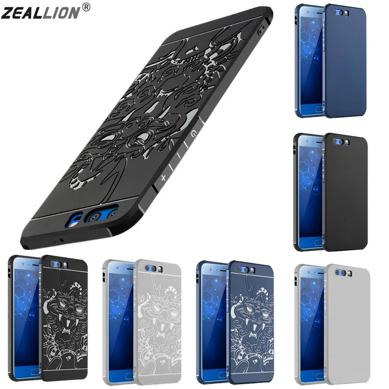 Zeallion для Huawei Honor 5c 6A 6x V8 V9 V10 9 8 Lite Magic 3D Дракон мягкая Силиконовый ТПУ