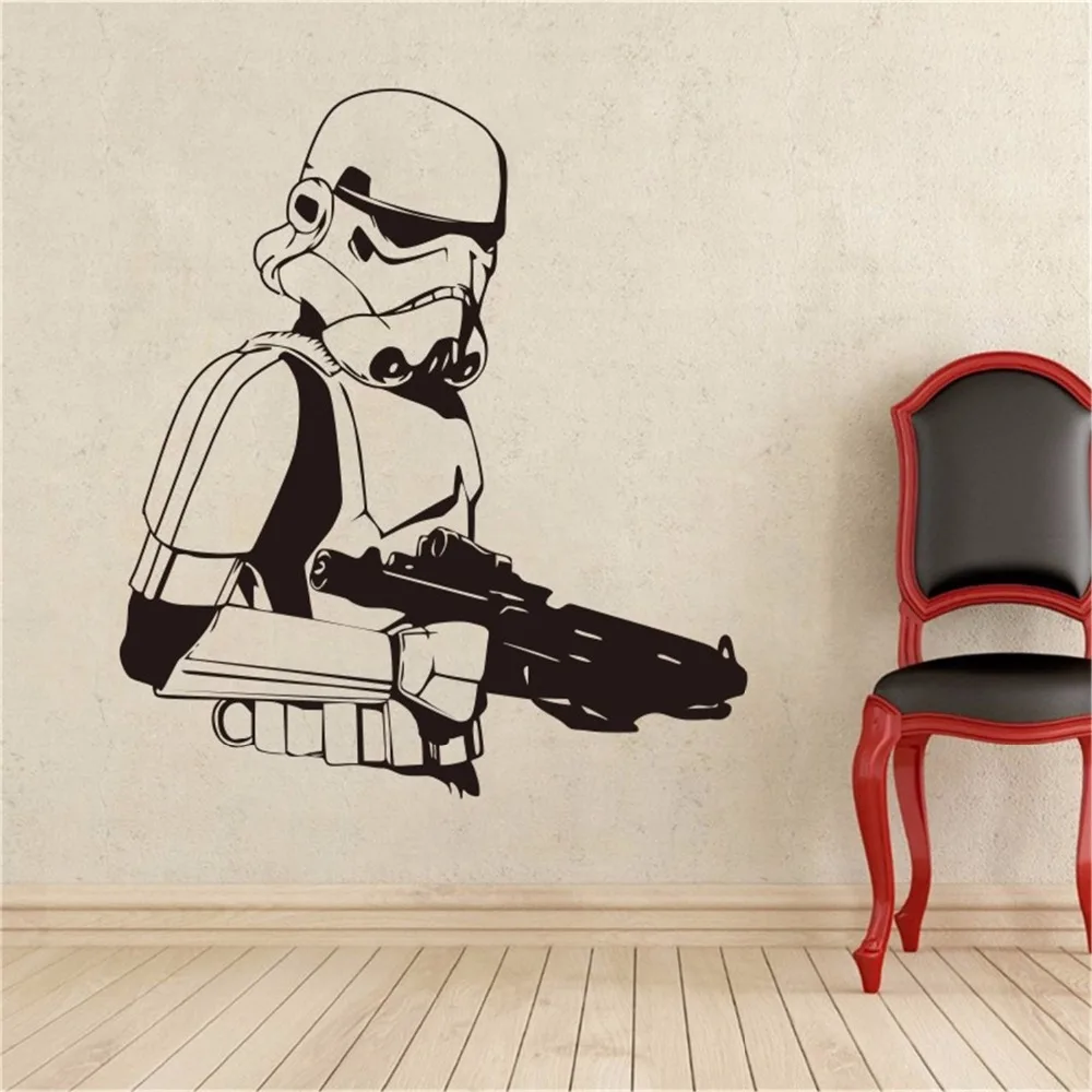 2018 Новый Штурмовик солдат Наклейка на стену Звездные войны виниловый стикер