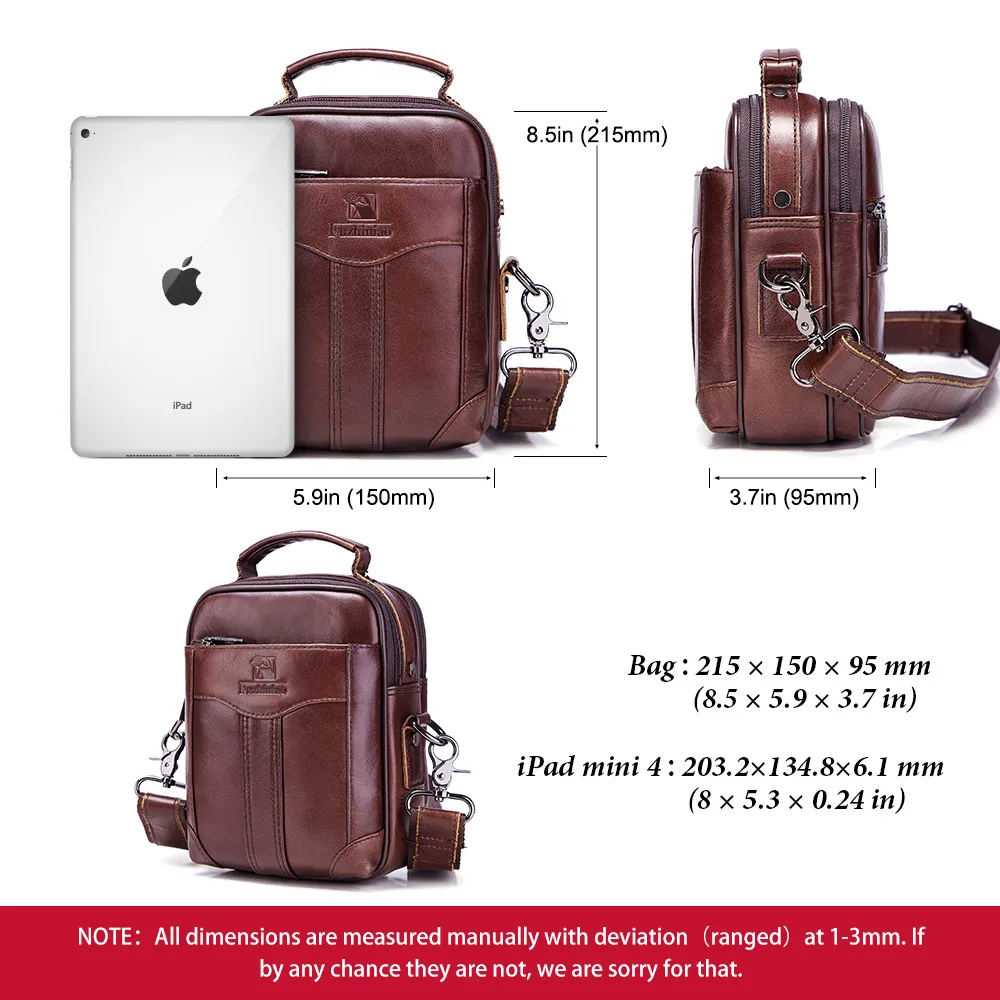 FUZHINIAO натуральная кожа сумка Для мужчин плечо клатч мужской Crossbody сумка TA Слинг Сумка дорожная для небольшой слинг Ipad