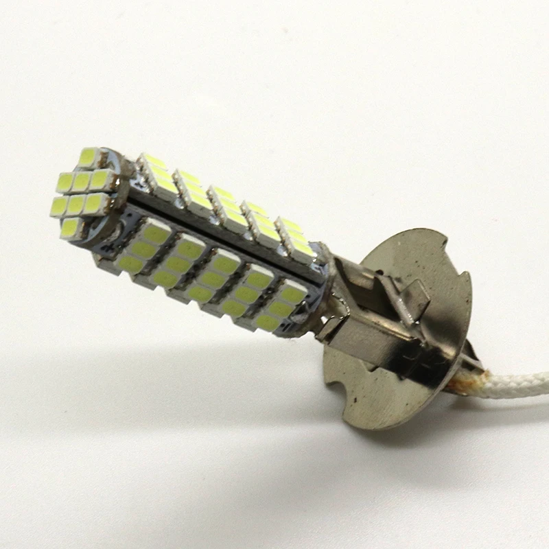 2 шт. белый H1 H3 1206 3020 68 автомобиля SMD LED туман лампа авто свет дневных Бег с