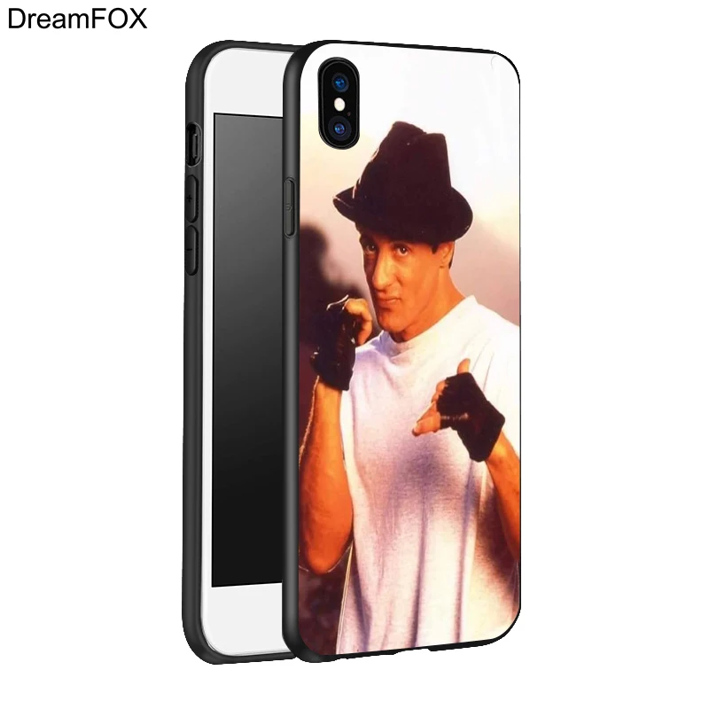 DREAMFOX L251 Sylvester Stallone Черный Мягкий ТПУ силиконовый чехол для Apple iPhone 11 Pro XR XS Max X 8 7 6 6S