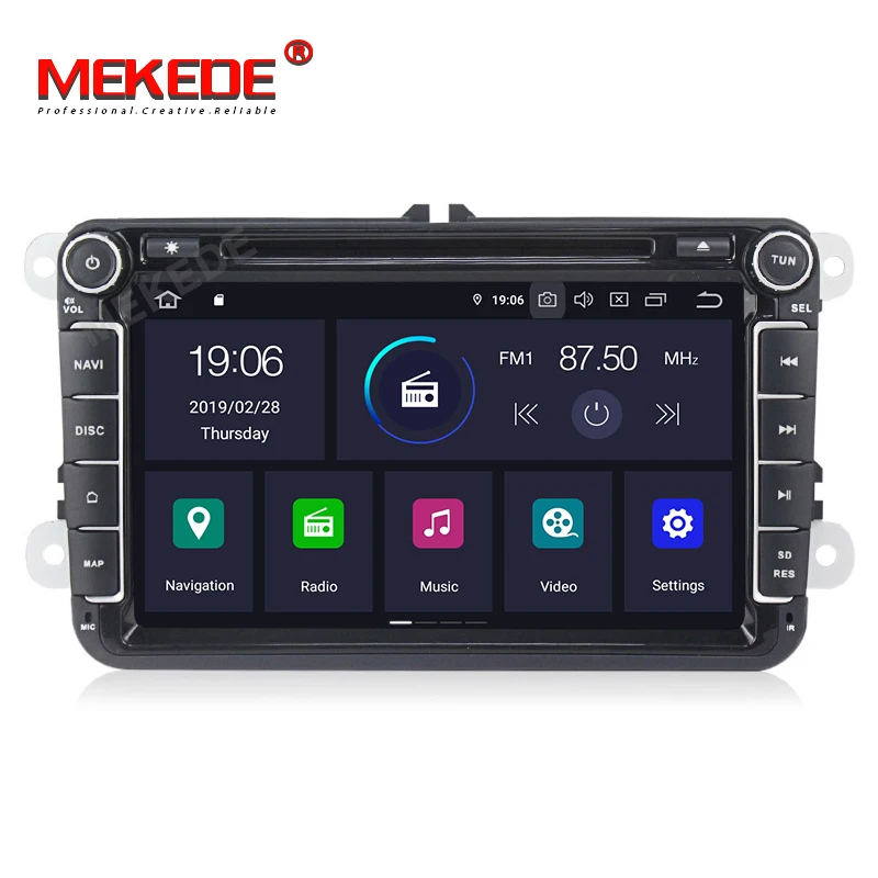 Px30 Android 9 0! Автомобильный dvd плеер RK3326 8 дюймов 2din gps радио для VW golf 6 passat b6 B7 Touran polo