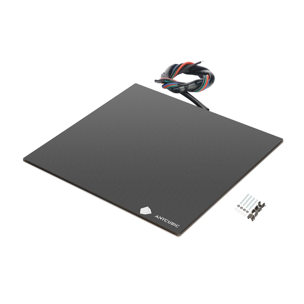 ANYCUBIC 3d принтер ultraase с подогревом кровать стеклянная пластина 240x220 Тепловая Мега