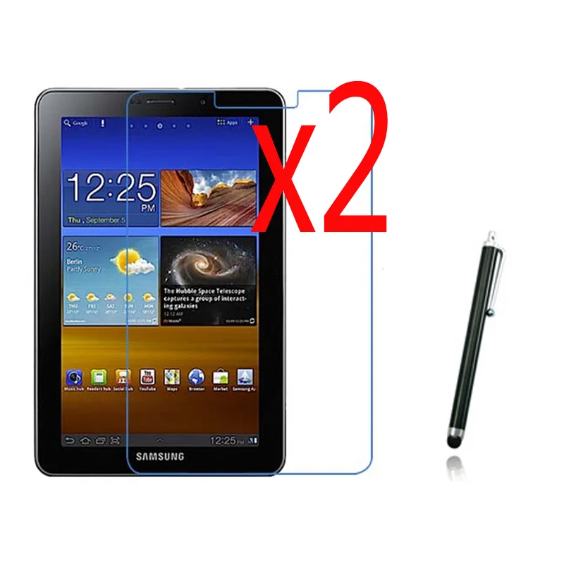 3в1 2x прозрачная защитная пленка для ЖК экрана + 1x Стилус Samsung GALAXY Tab 7 P6800 P6810 GT