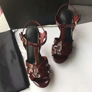 12-10cm14cm Г. Новая женская обувь из натуральной кожи наивысшего качества модные вечерние сексуальные женские сандалии на тонком каблуке женские свадебные туфли-лодочки на высоком каблуке - Цвет: 12-10cm14cm
