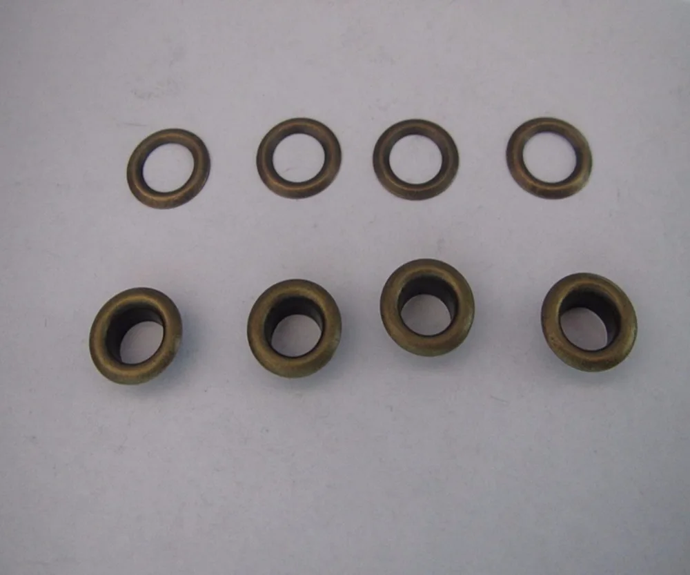 Бесплатная доставка латунные люверсы до ключиц внутренний размер 6 мм античная