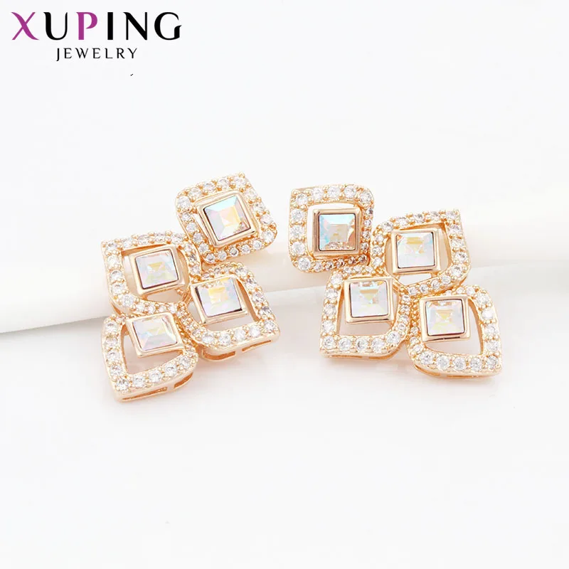11,11 Xuping серьги женские винтажные серии кристаллов от Swarovski Роскошные ювелирные изделия подарок на день Святого Валентина S142.9-91613