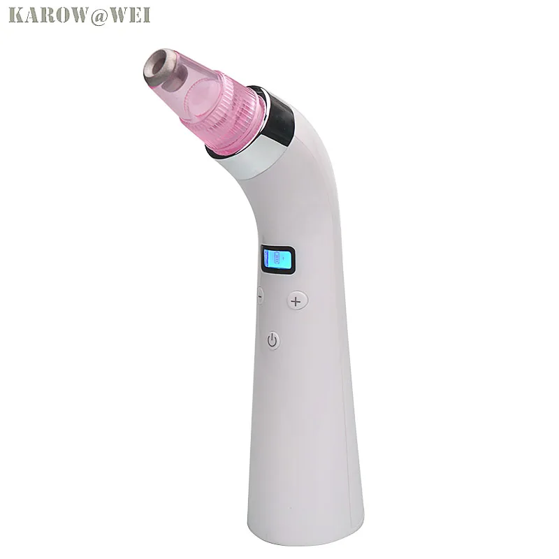 Lcd display Facial pore vacuum blackhead and comedone remover machine acne extractor cleanser skin peeling diamond dermabrasion |