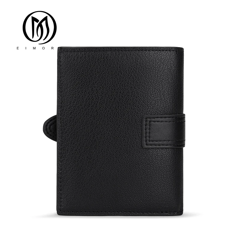 Женский кошелек EIMORE из натуральной кожи Роскошный дизайнерский короткий с