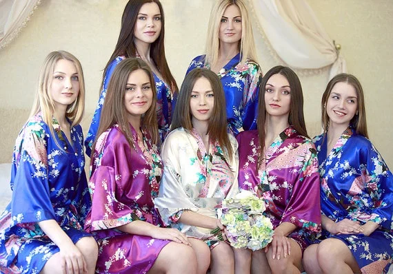 Красивые свадебные цветочные киминосы для невесты подружки на день рождения