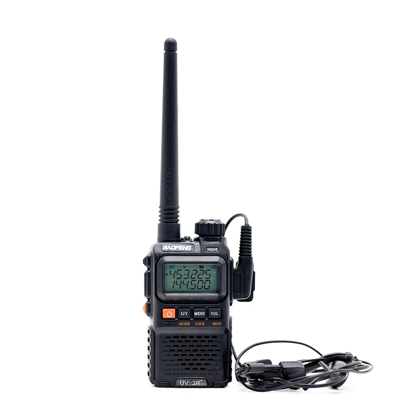 Горячая!!! Walkie Talkie Baofeng УФ-3R + ПЛЮС Dual Band 137-174 МГц 400-470 2 Вт 99CH портативный