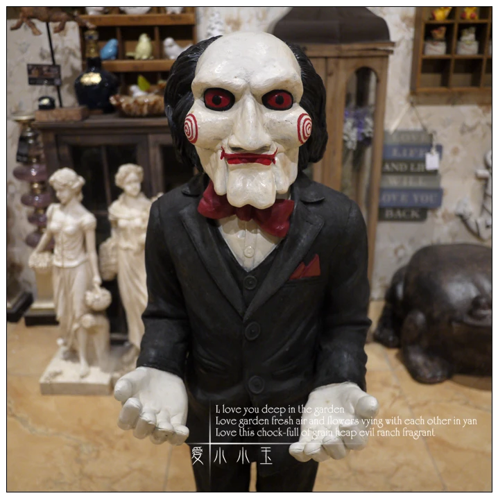 [Пила] украшения для кукол Билли украшение Хэллоуина в виде дома с привидениями