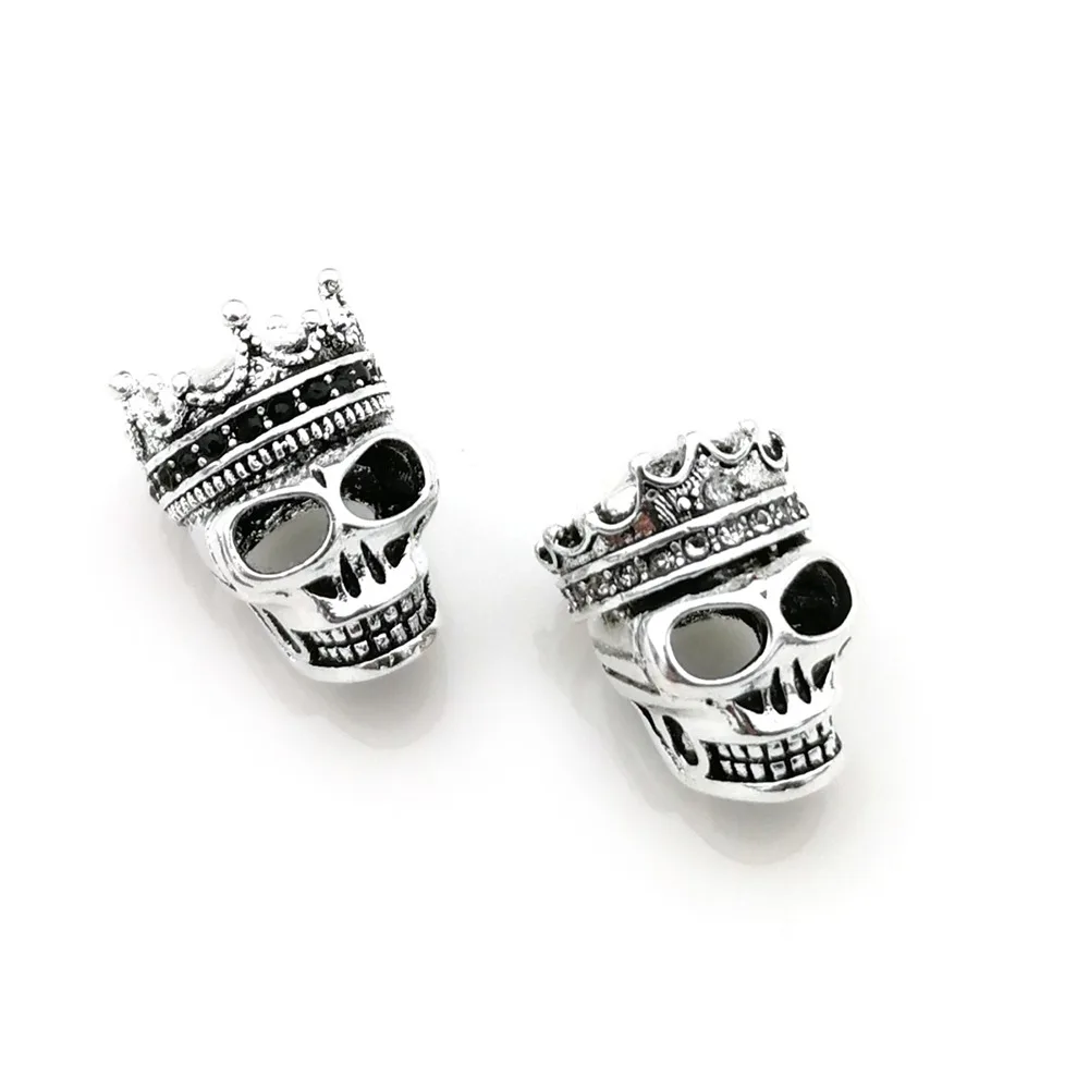 Браслеты Thomas Skull King & Queen с короной и узором сделай сам бусины подходят для