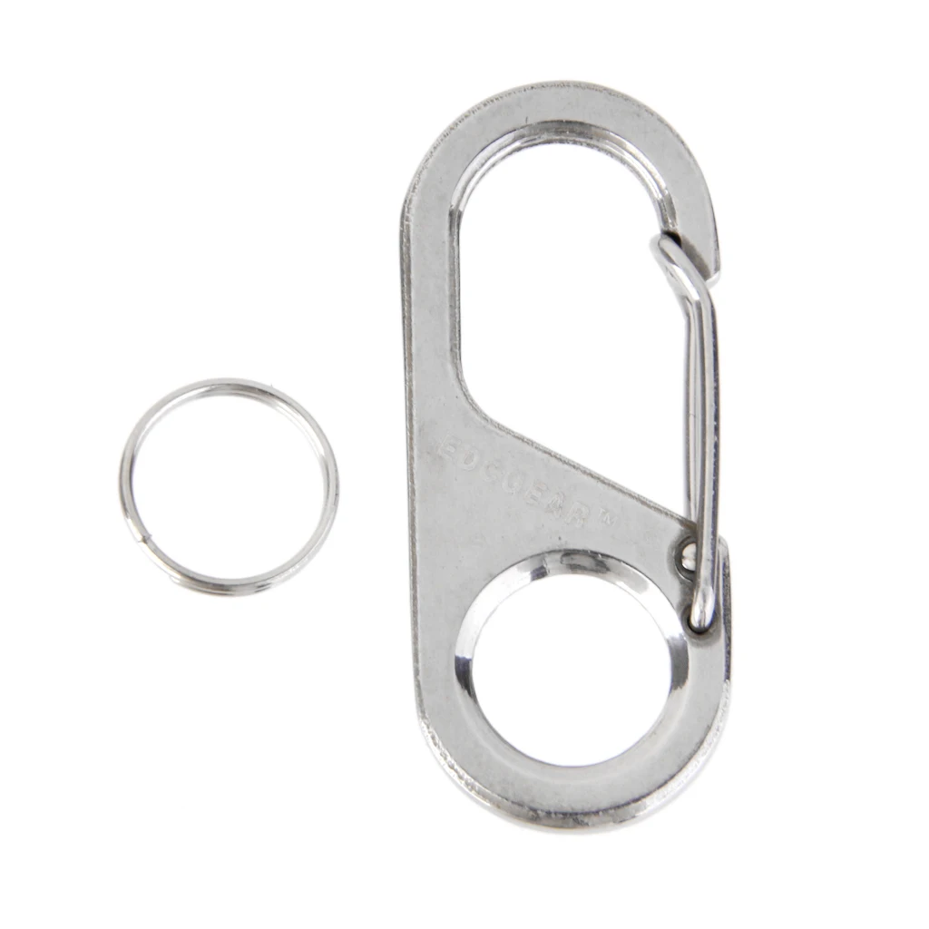 Высокое качество нержавеющая сталь Рисунок 8 Открытый Кемпинг Карабин Пряжка