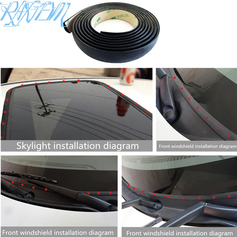 Стикер для герметизации крыш автомобиля 3 м Toyota Camry горlander RAV4 Crown Reiz Corolla Vios Yaris L