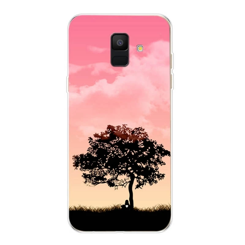 Прозрачный мягкий силиконовый чехол из ТПУ для Samsung Galaxy A600 A600F A6 2018 Чехлы E005 |