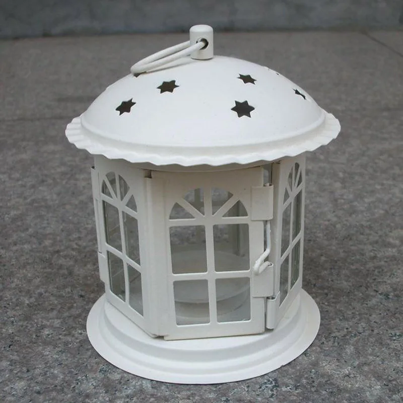 Candle Holder 1 Metal Bird Cage Wedding Candle Holder Lantern Morocco Vintage Small Lanterns For Candles Decorative Cages Moroccan Lamp 020 - Цвет: Candle Holder 1