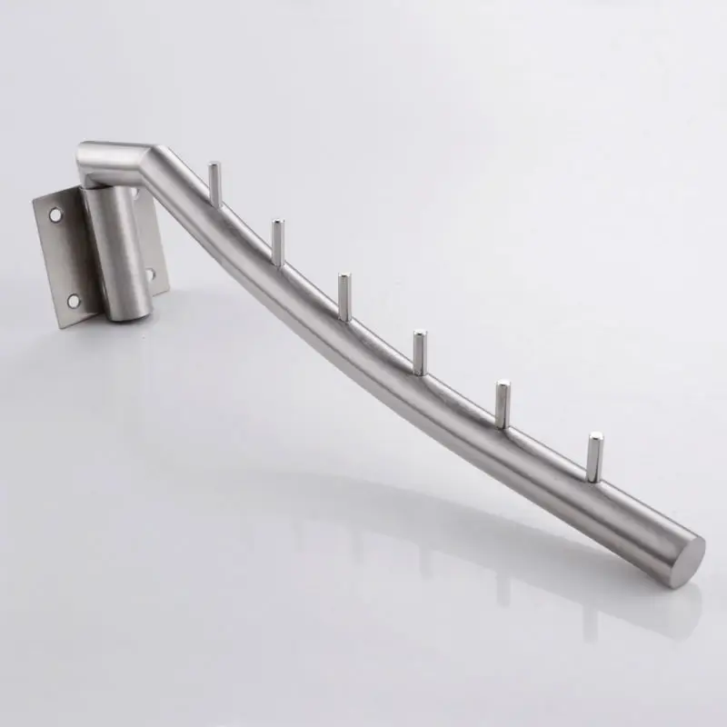 Вешалка для одежды из нержавеющей стали с держателем подвесная система сушки