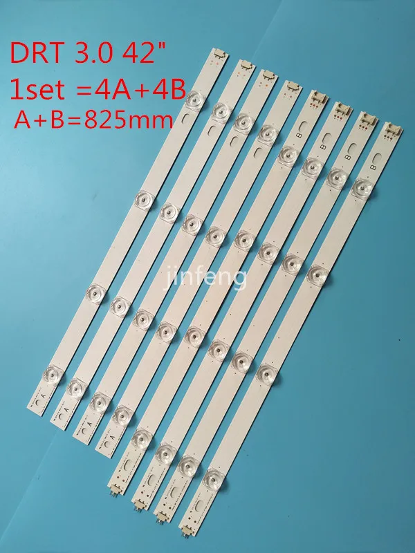 New 3set=24 PCS LED strip Replacement for LG LC420DUE 42LB3910 INNOTEK DRT 3.0 42 inch A B 6916L-1710A 1710B 1956E 1957A 1956B enlarge