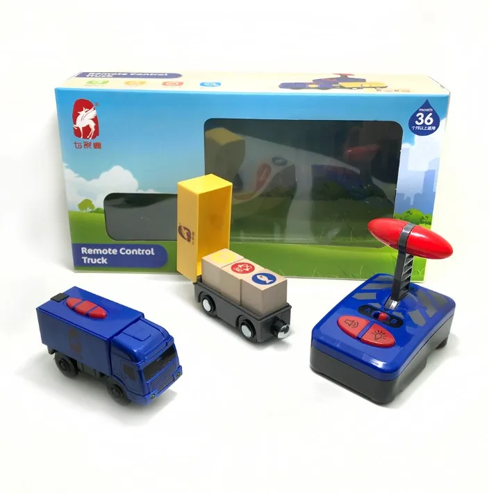 box blue Подходит игрушечный автомобиль трек Brio белый гармония поезд и синие треки комбинации дистанционного управления электрические игрушечные локомотивы для мальчиков - Цвет: box blue