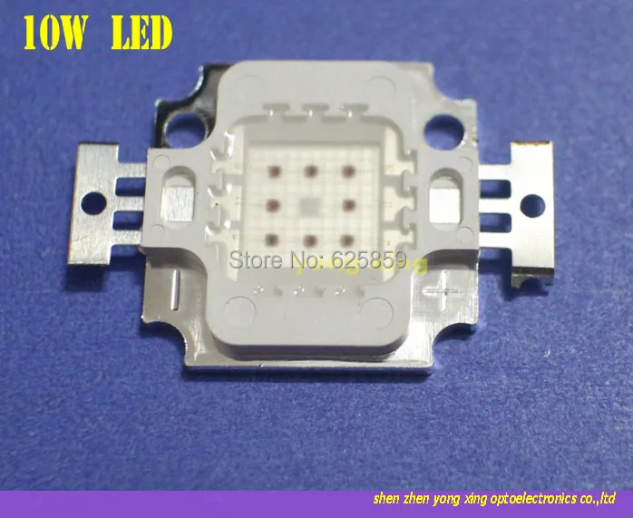 Светодиодсветодиодный лампы высокой мощности для роста растений 10 Вт красный 660