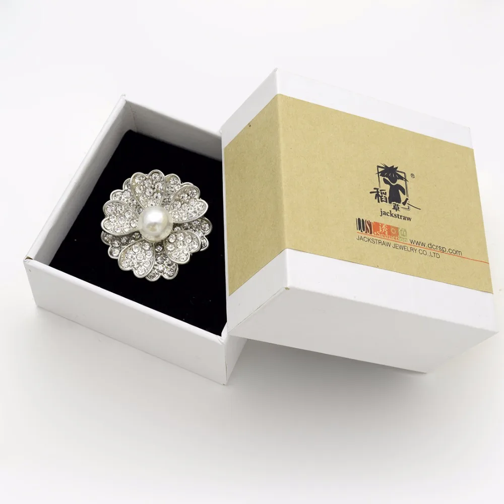 Для женщин Щепка броши со стразами высокого качества цветок шарф пряжки модные