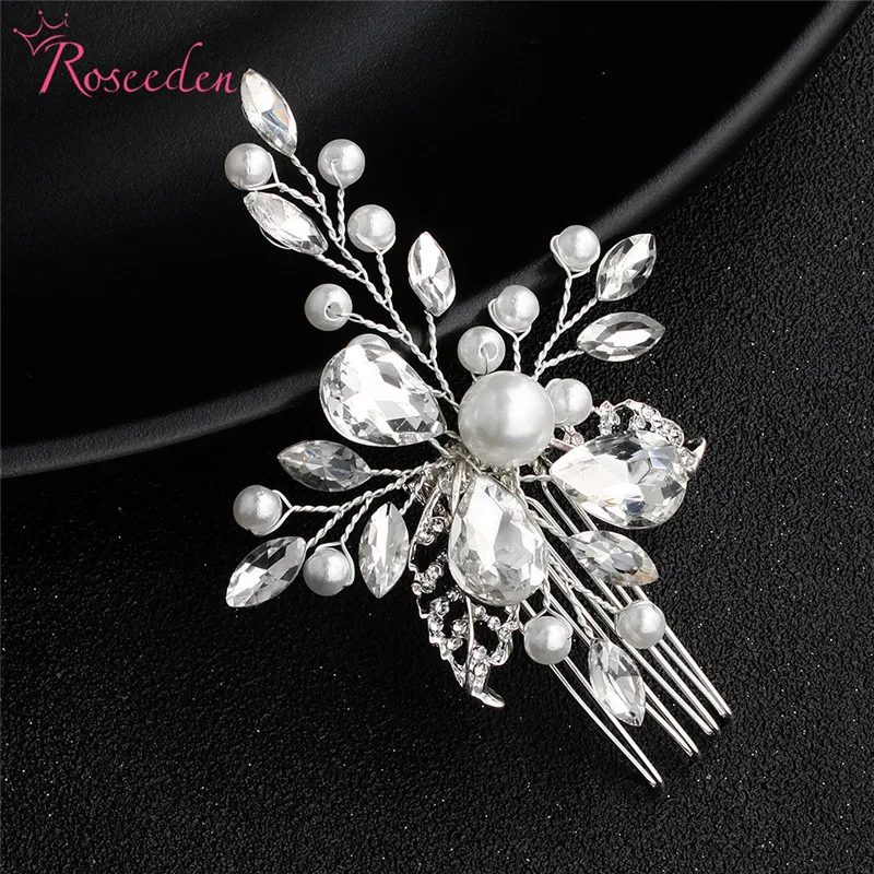 Элегантные искусственные волосы-искусственные головные уборы с жемчугом