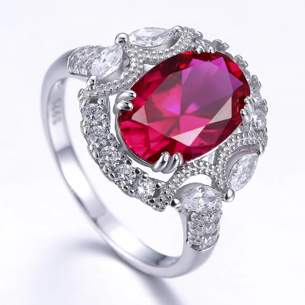 Женское кольцо из серебра 925 пробы с овальной огранкой|ring size|ring size 6ring ring |