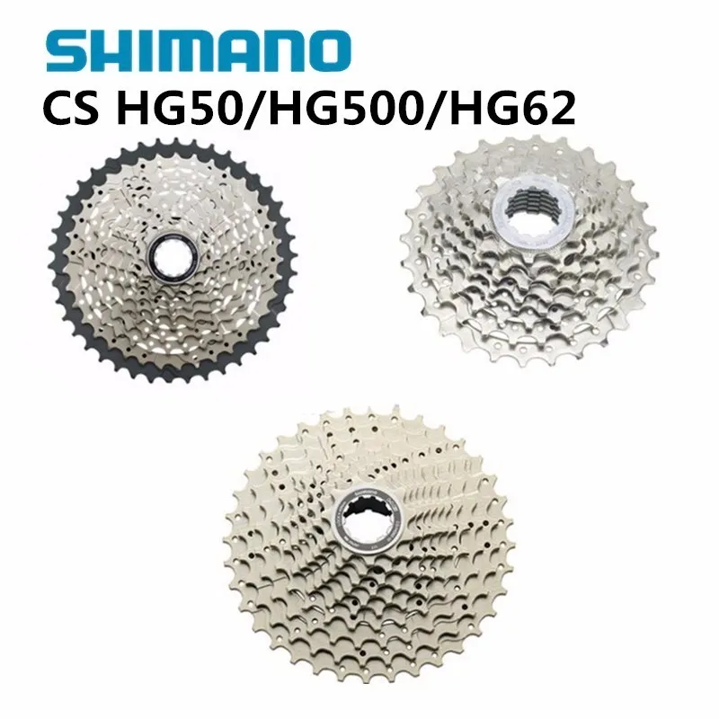 Оригинальная кассета CS HG50/HG500/HG62 8/9/10 скоростная для велосипеда freewheel 11 34t 36t