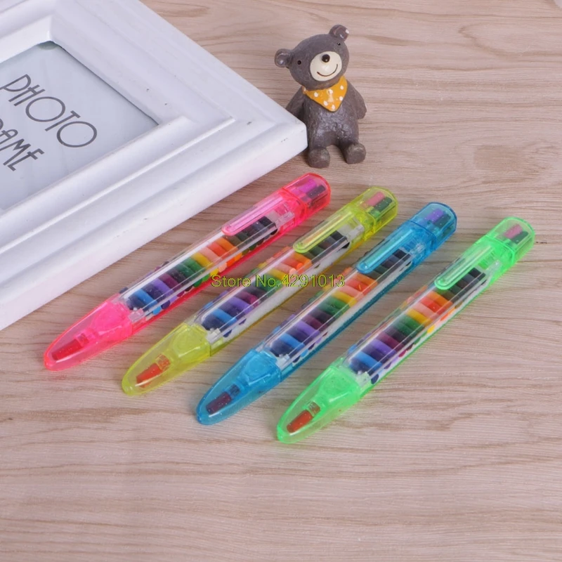 

20 Colors Replaced Crayon Multi-color Kids Painting Pen Student Drawing Tools Drop Shipping Support