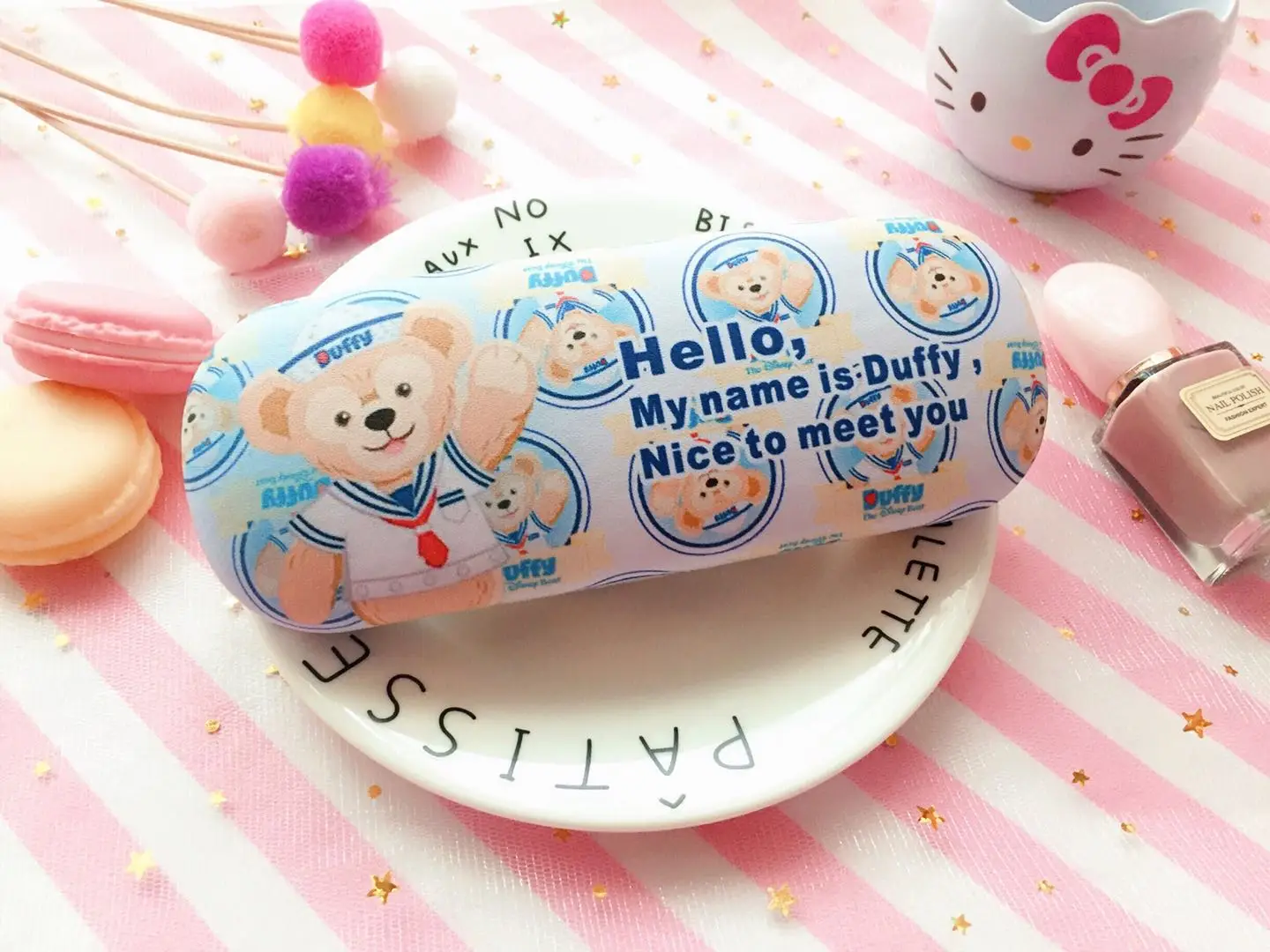 Новая мода мультфильм кошка hello kitty кожа Студенческая девушка близорукий Чехол для очков Леди Портативный Прекрасный Футляр для очков подарок на день рождения